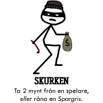 SPELARKORT: SKURKEN BAK