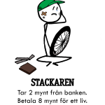 SPELARKORT: STACKAREN BAK