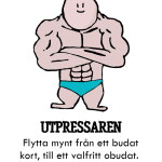 SPELARKORT: UTPRESSAREN BAK