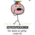 SPELARKORT HUVUDPERSONEN BAK