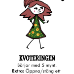 SPELARKORT KVOTERINGEN BAK